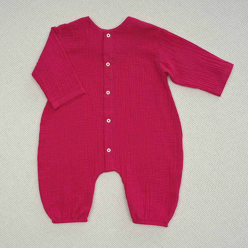 Комбинезон Облачко фуксия из муслина фото 6