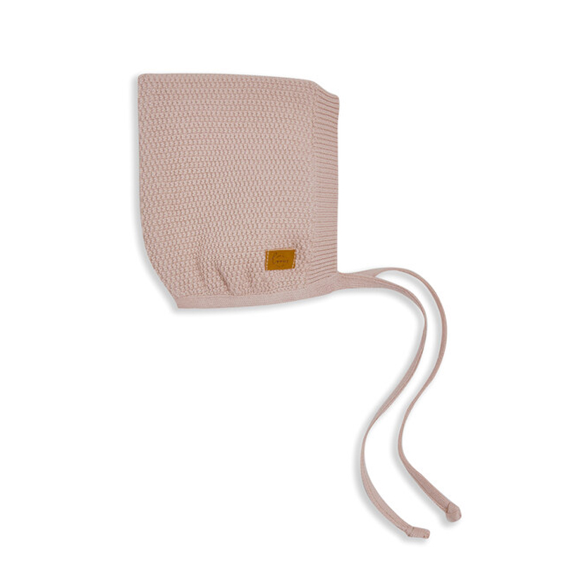 Вязаная шапочка ELF пудра 40 фото 1