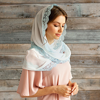 Фото товара "Шифоновый снуд "Юлиана"" из магазина ЛиноБамбино