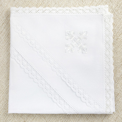 Фото товара "Пеленка с капюшоном "Классика" для крещения ребенка" при наведении