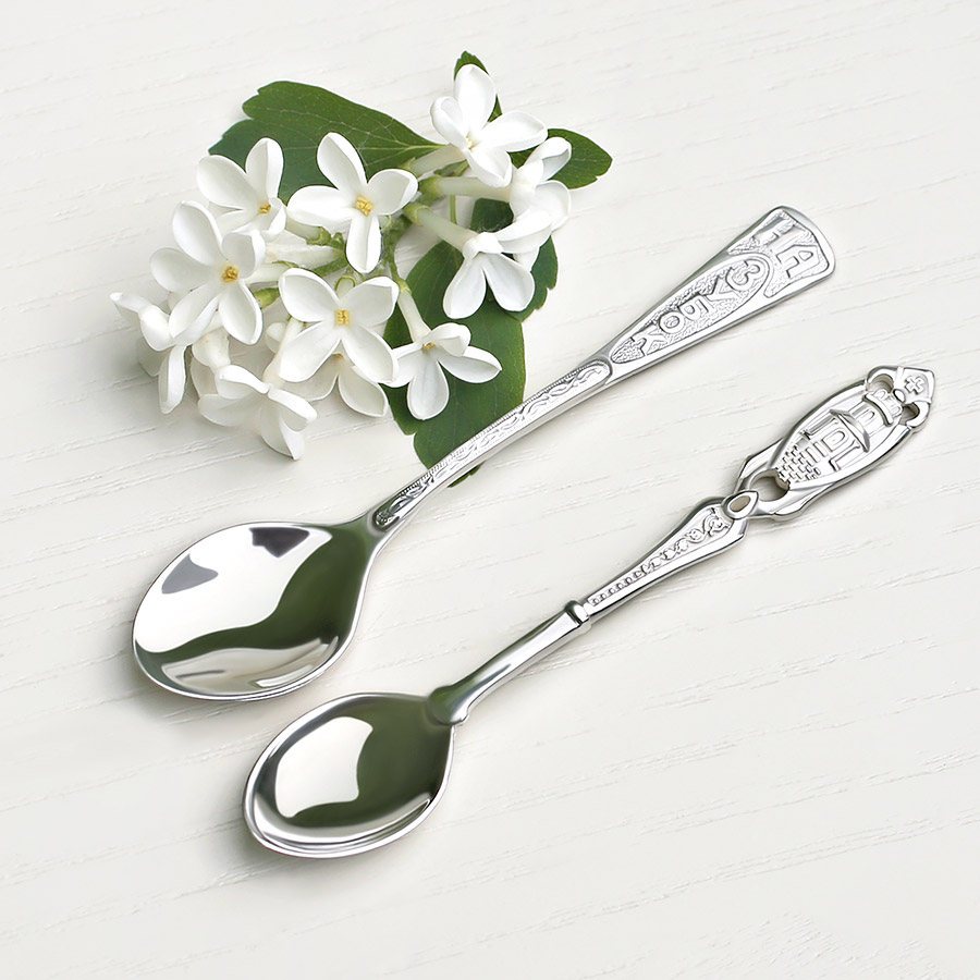 Серебряная ложечка "Часовенка" фото 2