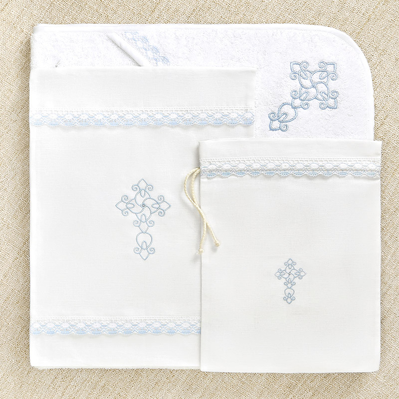 Мешочек для крестильных принадлежностей "Ажурный крест" фото 8