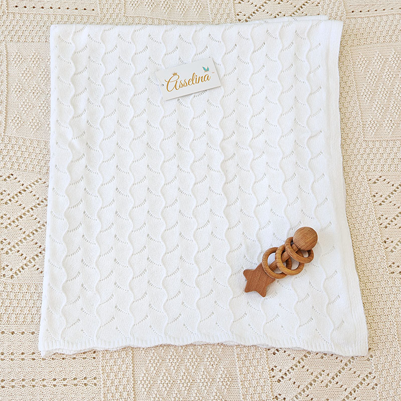 Плед "Нила",  белый фото 3