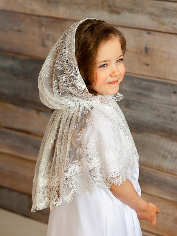 Детская кружевная накидка "Прованс" фото 3