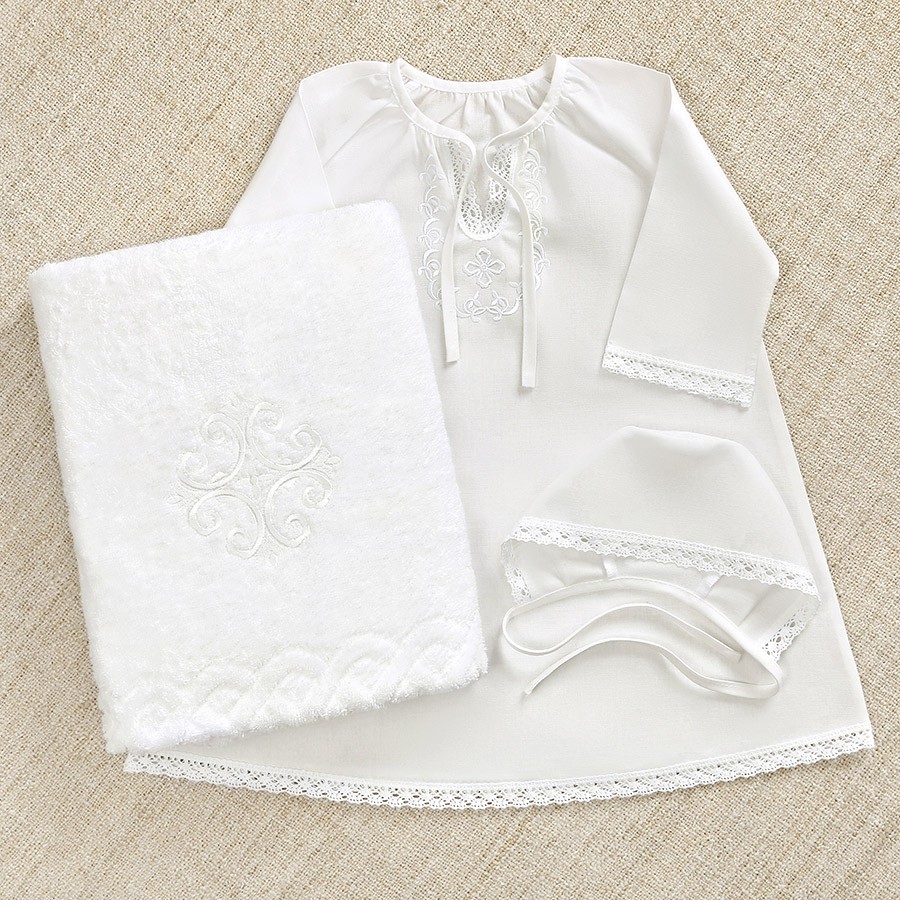 Крестильная сорочка "Людмила" для девочки фото 7