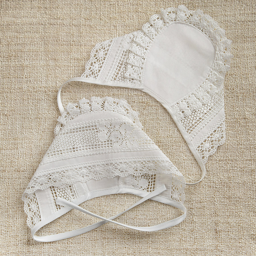 Ажурный чепчик "Ксения" для девочки фото 5