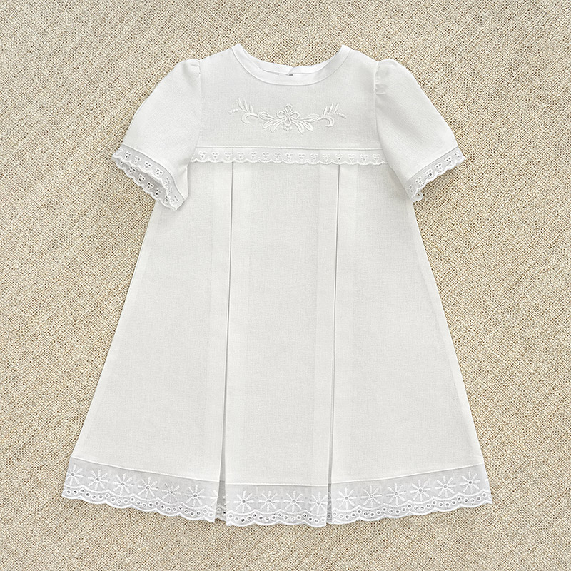 Крестильный набор для девочки "Аленка" с полотенцем фото 7