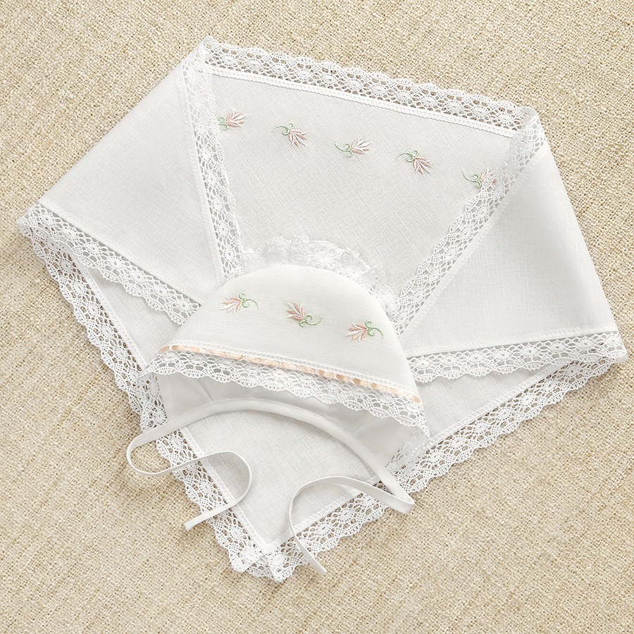 Крестильный набор для девочки "Серафима" с полотенцем фото 7