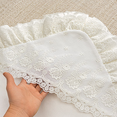 Фото товара "Крыжма с уголком для крещения девочки "Анастасия"" при наведении