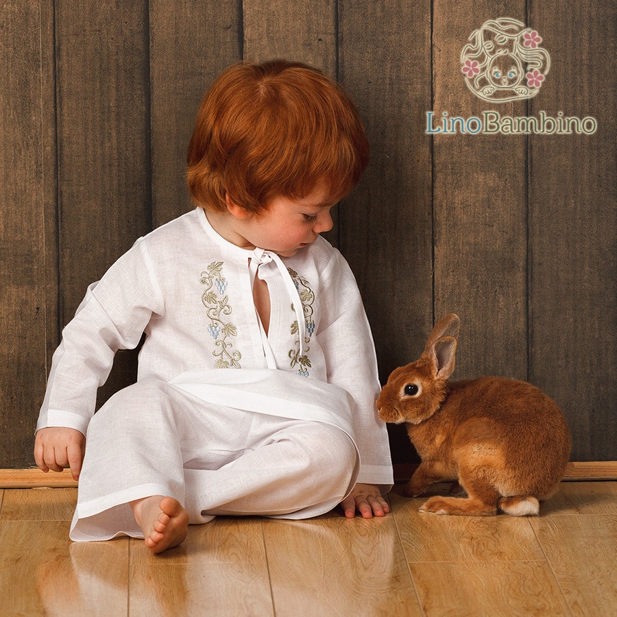 Крестильный набор для мальчика "Владимир" с полотенцем фото 4