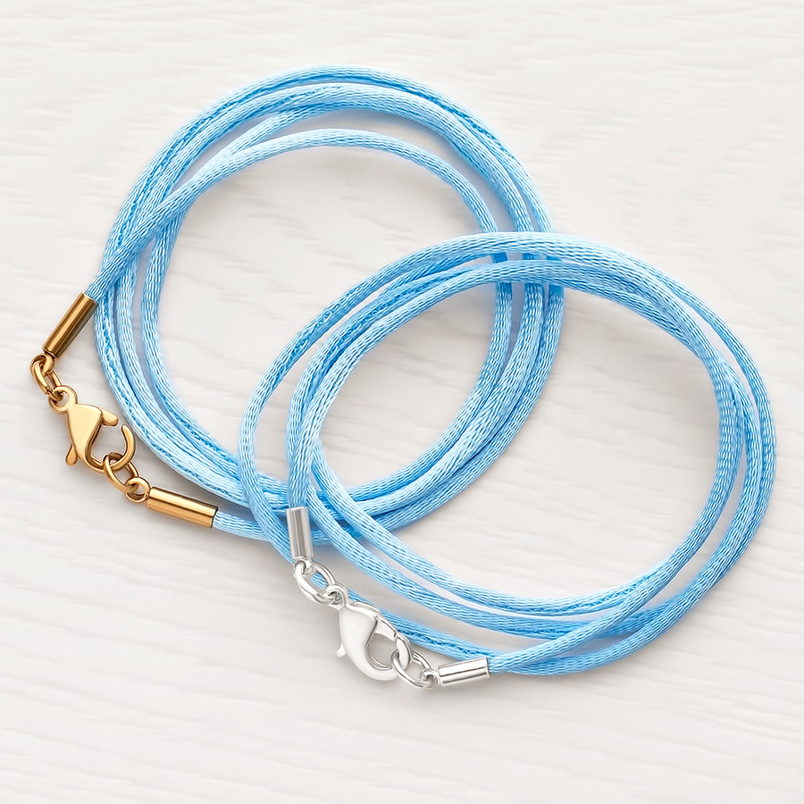 Гайтан шелковый голубой фото 1