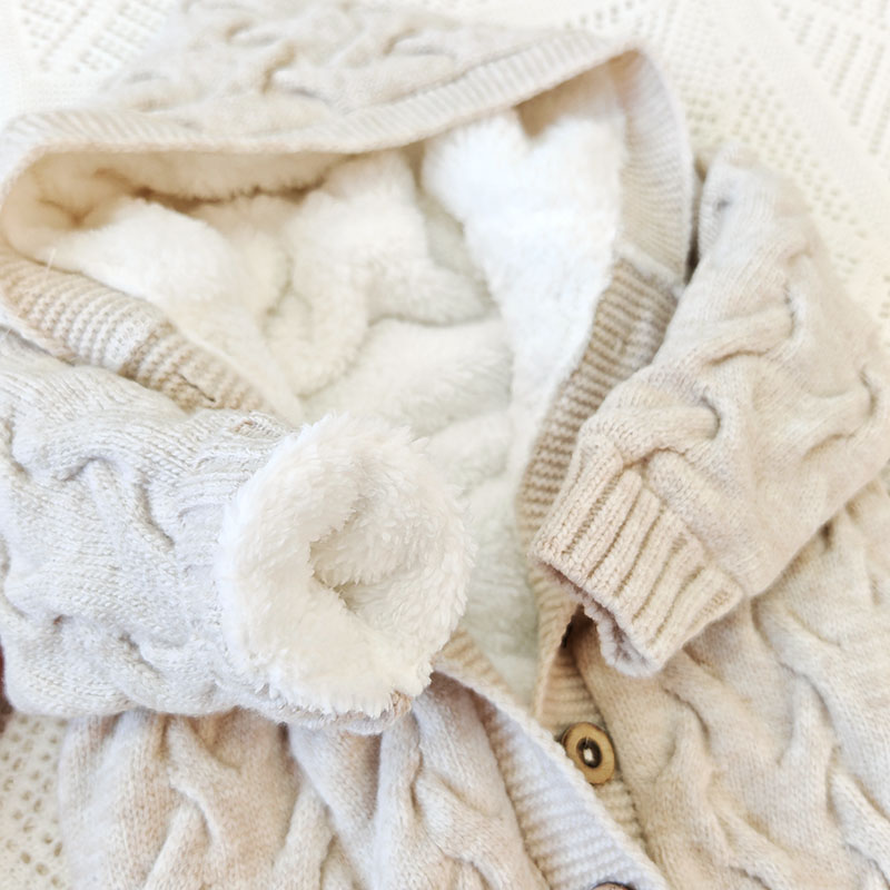 Утепленный комбинезон  "Остин" с капюшоном, крем-брюле фото 4