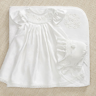 Фото товара "Набор для крещения девочки "Дарья" с полотенцем" при наведении