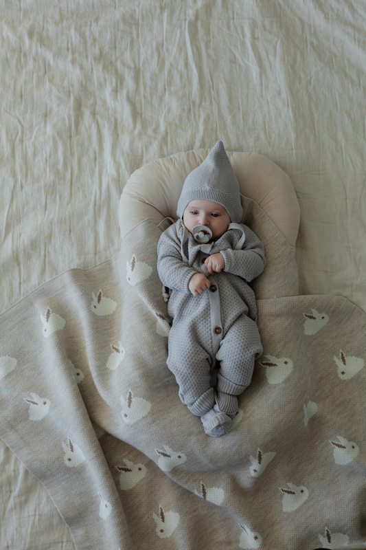 Вязаный текстурный комбинезон Серебро фото 3