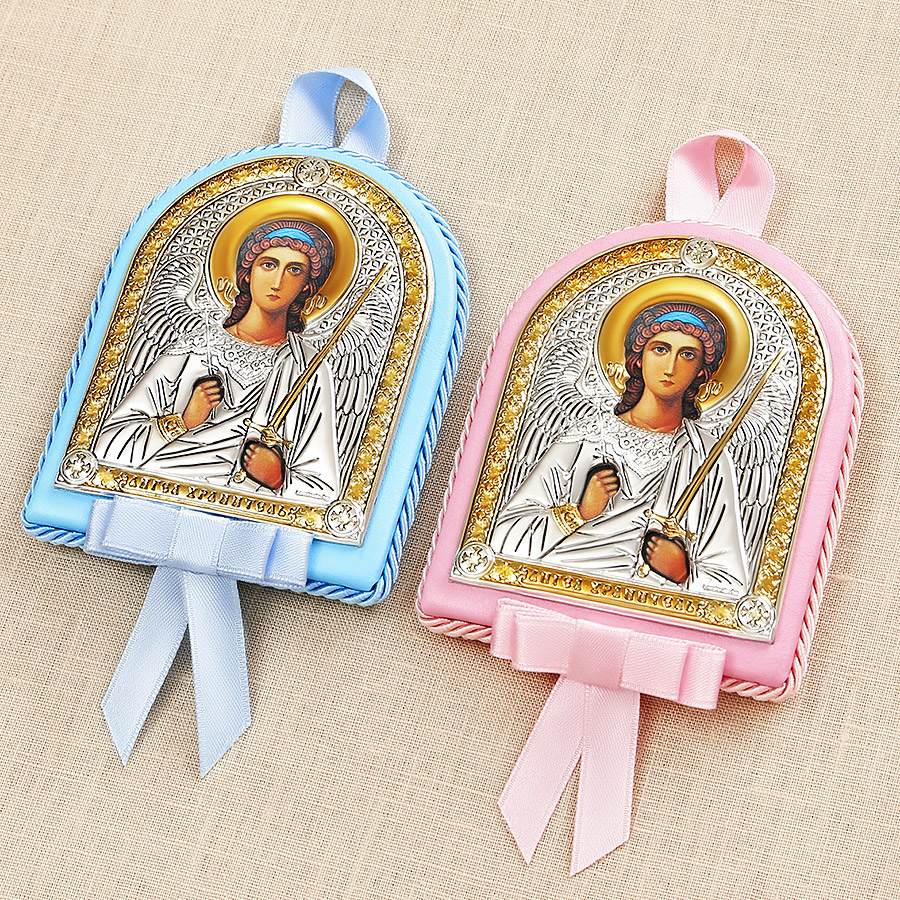 Фото товара "Детская икона "Ангел-хранитель"" из магазина ЛиноБамбино