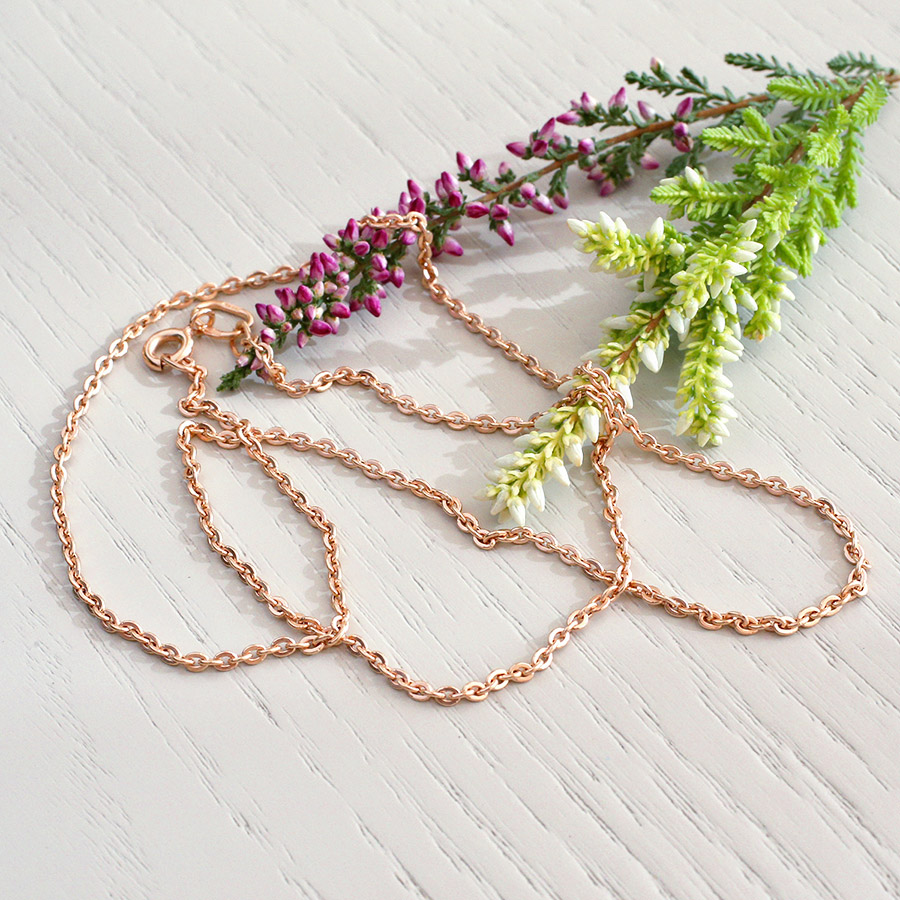 Золотая цепочка "Якорь" 0,5п фото 5