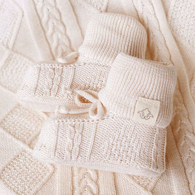 Фото товара "Носочки вязаные "Винни"" из магазина ЛиноБамбино