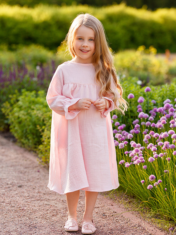 Платье Дымка сахарная вата муслин фото 2