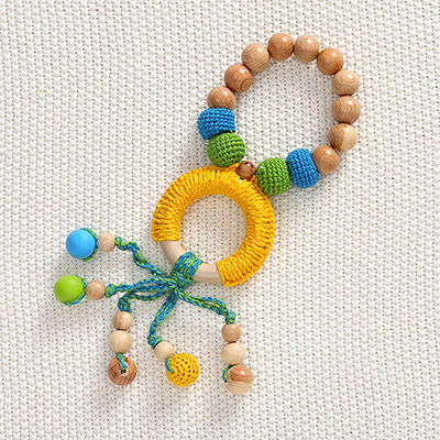 Слингобусы Солнечный день с деревянным грызунком - миниатюра фотографии товара в каталоге ЛиноБамбино