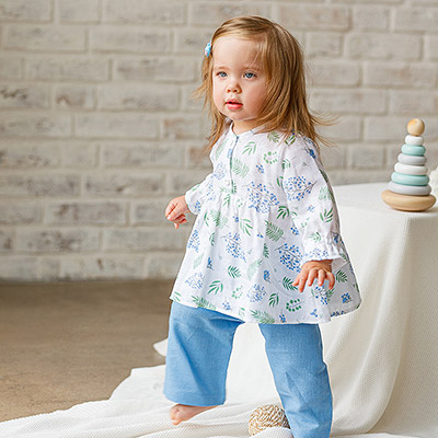 Костюмчик Голубика - миниатюра фотографии товара в каталоге ЛиноБамбино