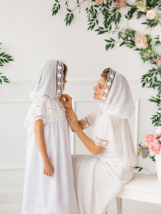 Накидка для храма "Валентина" фото 5