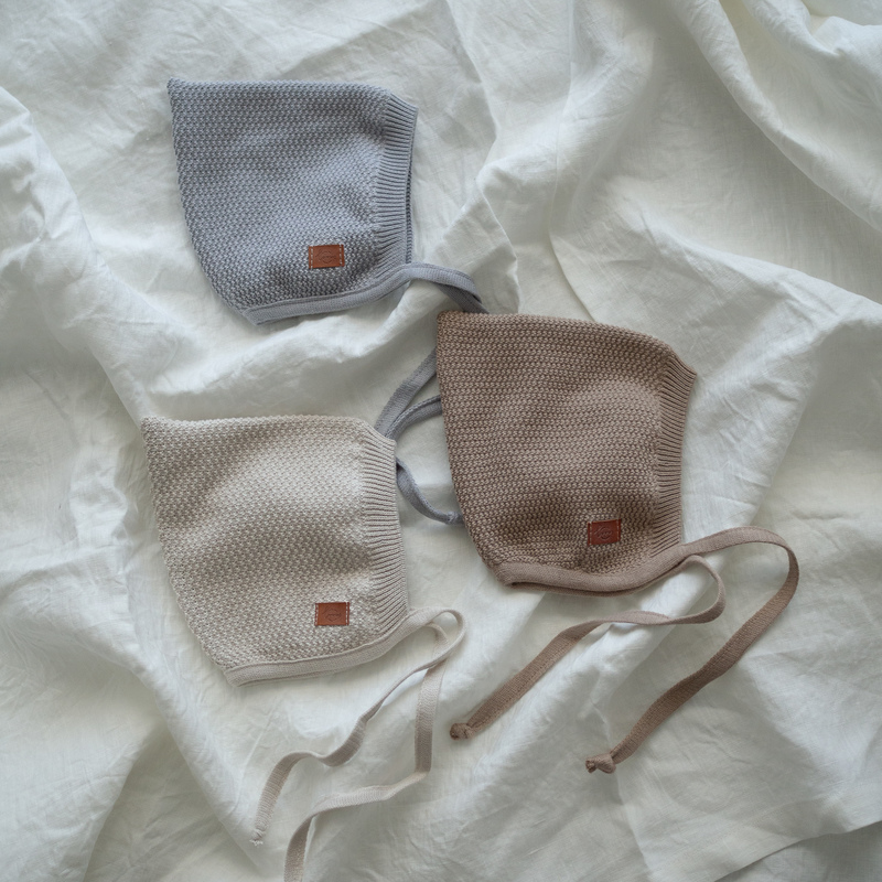 Вязаная шапочка ELF капучино фото 1