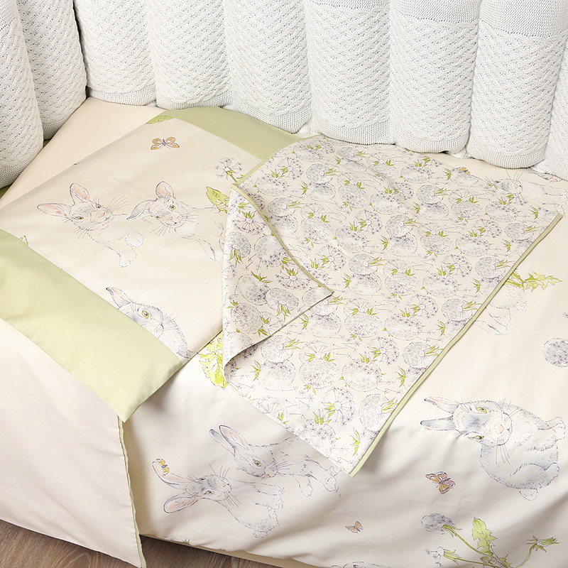 Постельный набор из 5 предметов Кролики фото 1