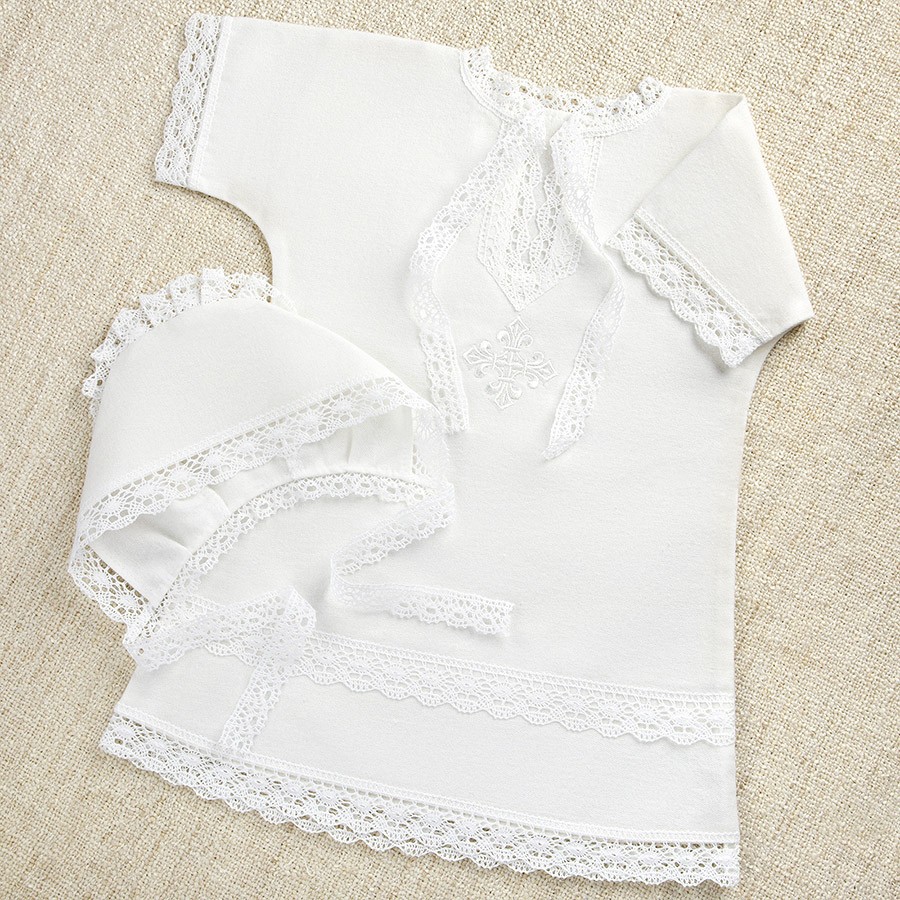 Фото товара "Крестильный комплект "Классика" для ребенка с пеленкой" при наведении