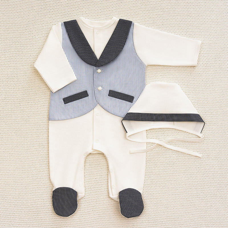 Костюмчик Денди полоска-горошек фото 1