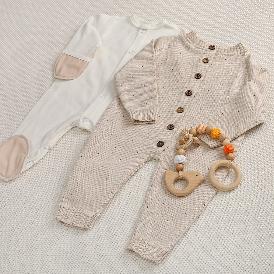 Комбинезон "Капелька" бежевый фото 2