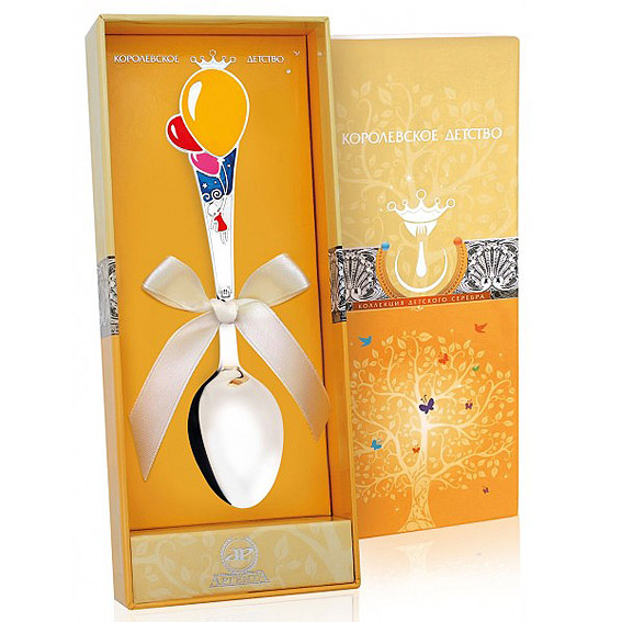 Детская серебряная ложка "Мечта"