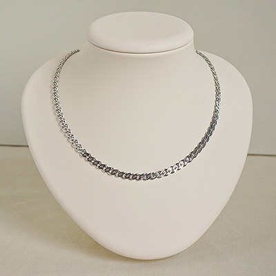 Цепь Нона 2680 из родированного серебра