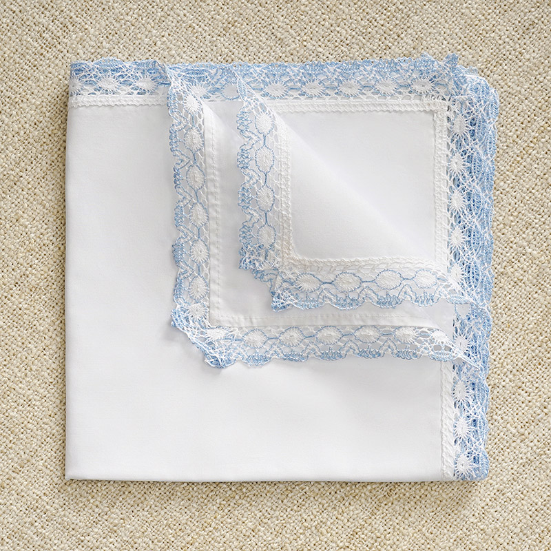 Пеленка с кружевной оторочкой фото 2