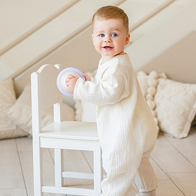 Комбинезон Облачко ваниль из муслина