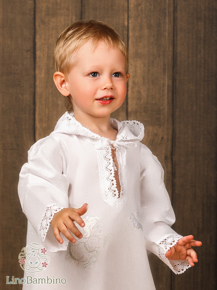 Детский крестильный комплект "Ангел" с пеленкой фото 1