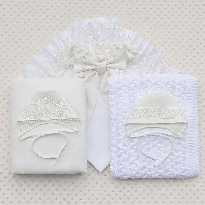 Комплект на выписку "Конфетти" молочный фото 4