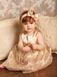 Платье "Асселина" бежевое