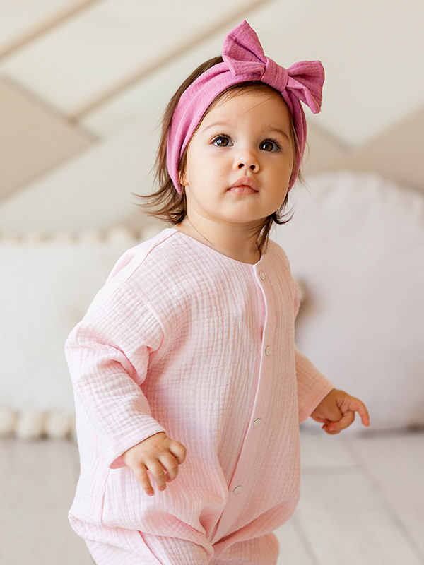 Комбинезон Облачко сахарная вата из муслина фото 6