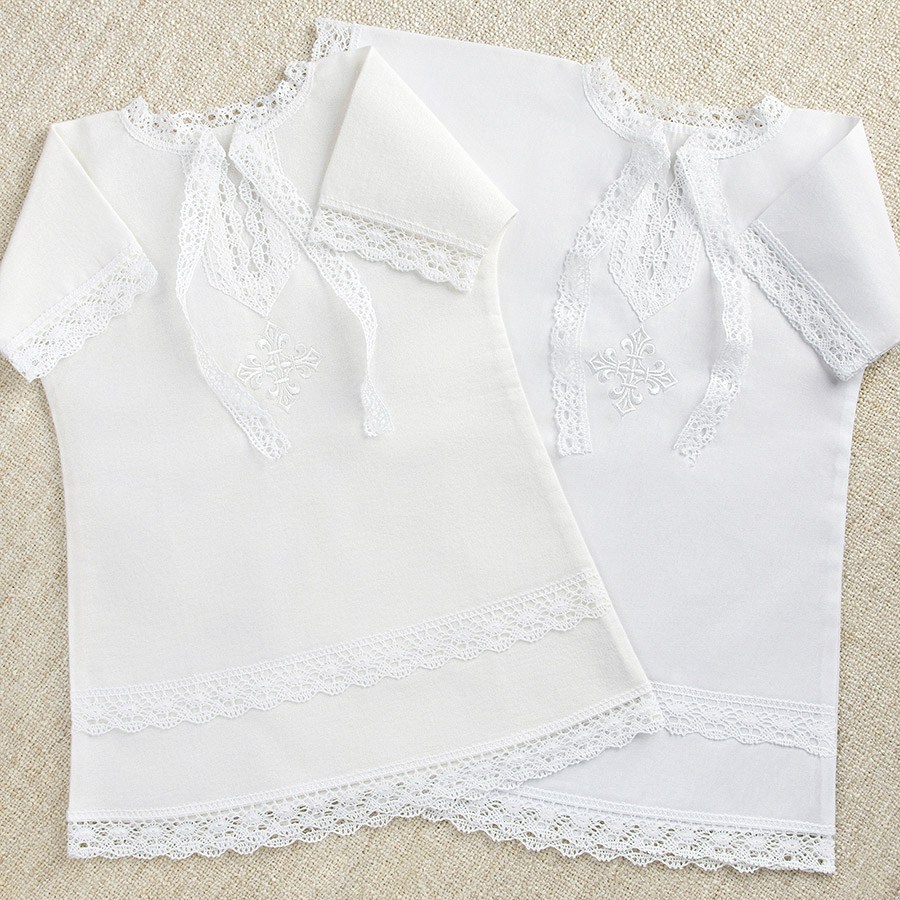 Крестильный набор для ребенка "Классика" с полотенцем фото 8