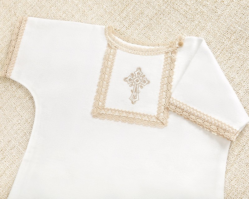 Крестильный комплект "Никита" для мальчика с пеленкой фото 9