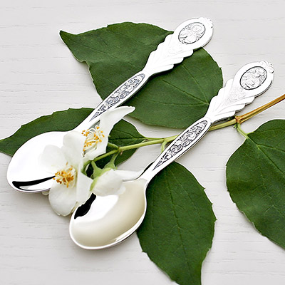 Серебряная ложка "Святой образ"