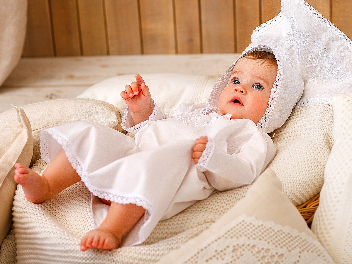 Крестильная сорочка "Людмила" для девочки фото 5