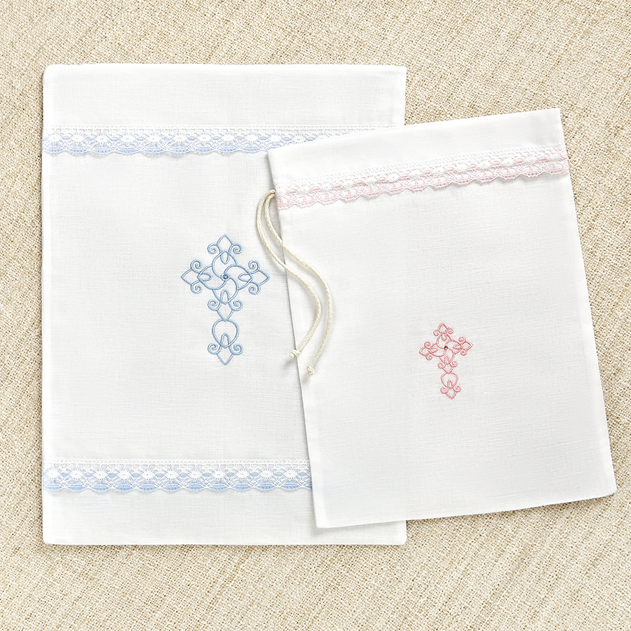 Мешочек для крестильных принадлежностей "Ажурный крест" фото 1