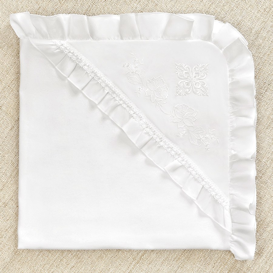 Крестильный комплект "Дарья" для девочки с крыжмой фото 9