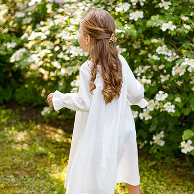 Фото товара "Платье Дымка молочное муслин" при наведении