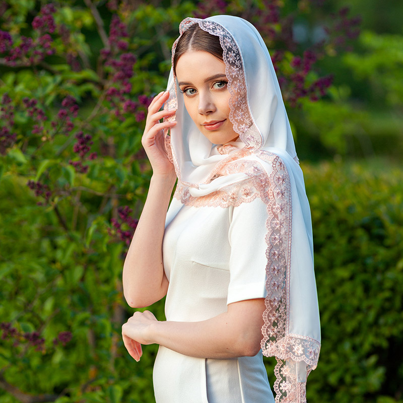 Шифоновый шарф "Любовь" фото 4