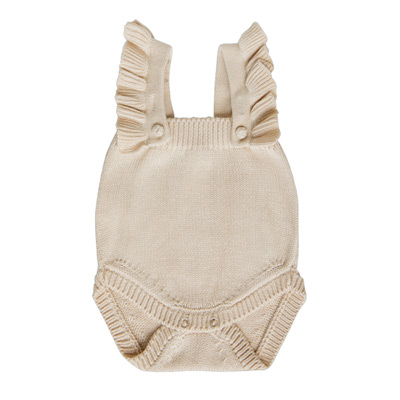 Фото товара "Боди и шапочка "Милки" пшеничный" из магазина ЛиноБамбино