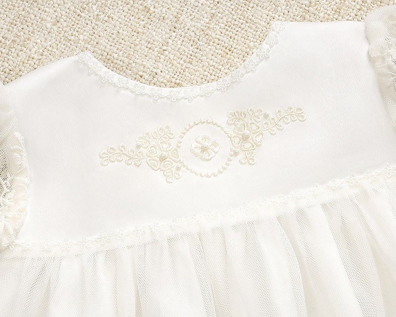 Крестильный комплект "Анастасия" для девочки с крыжмой фото 7