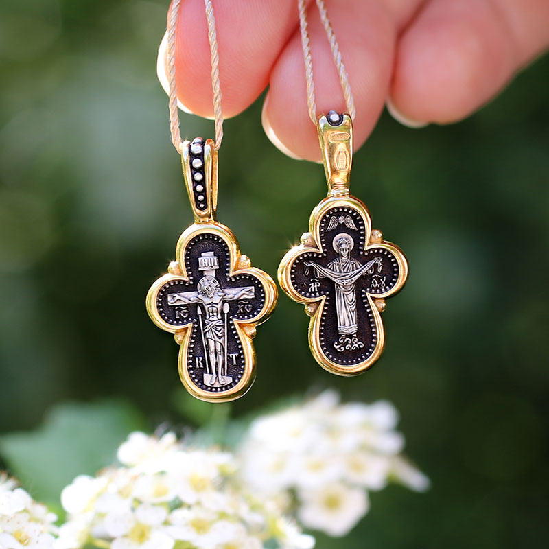 Серебряный крестик 8011ЕЛЗ фото 1