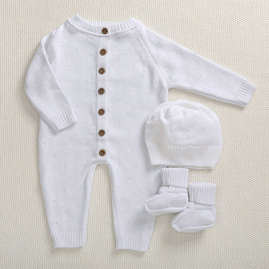 Набор комбинезон с пледом "Капелька" белый фото 3